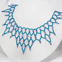Necklace - Waterfall Theophila - Necklace - Laiton bronze